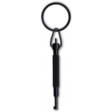 VEGA HOLSTER Entretoise 8 V02 Avec Clé Pour Menottes – Polymère Double Bouton, Pour Ceinture Jusqu'à 5,5 Cm